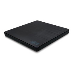 LG Ultra Slim Portable External DVD-RW - Lightweight, High-Speed Performance & Versatile Connectivity (Model: GP60NB60.AUAE12B)